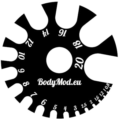 Mērinstruments pīrsingu rotaslietām