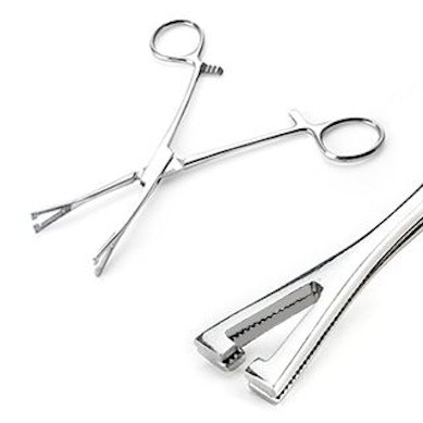 Knaibles "Slotted Pennington forceps"