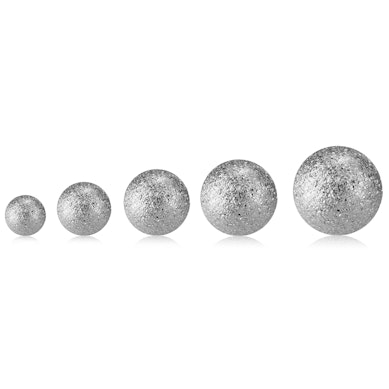 Rezerves bumbiņveida uzgaļi ar briljanta spīdumu