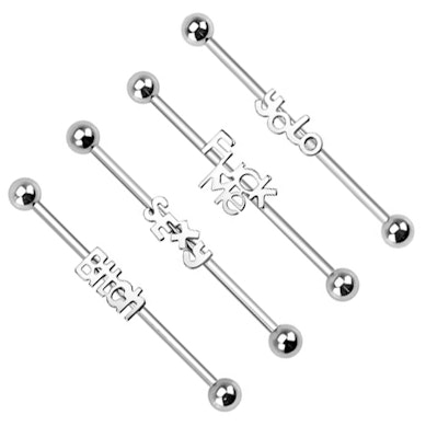 Industriālais stienītis ar tekstu