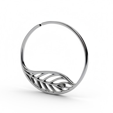 Tuneļa piekariņš ar lapu