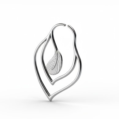 Tuneļa piekariņš ar spalvas dekoru