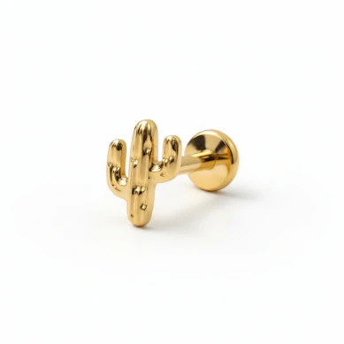 Titāna labrete kaktusa formā