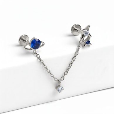 Titāna labrešu pāris kosmosa tematikā