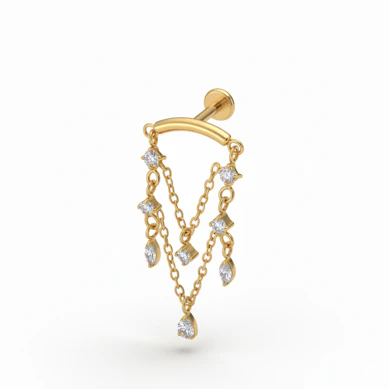 Titāna labrete ar grezniem piekariņiem