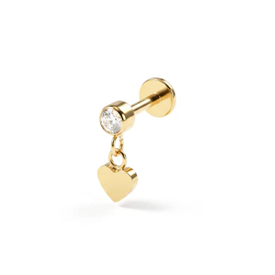 Titāna labrete ar sirds piekariņu