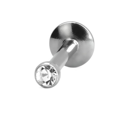 Labrete iekšēji vītņota ar nelielu kristāla uzgali