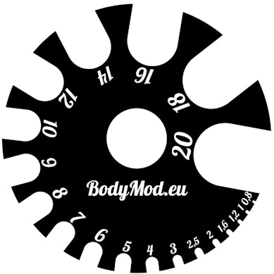Mērinstruments pīrsingu rotaslietām