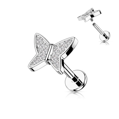 Labrete ar iekšēju vītni un tauriņu