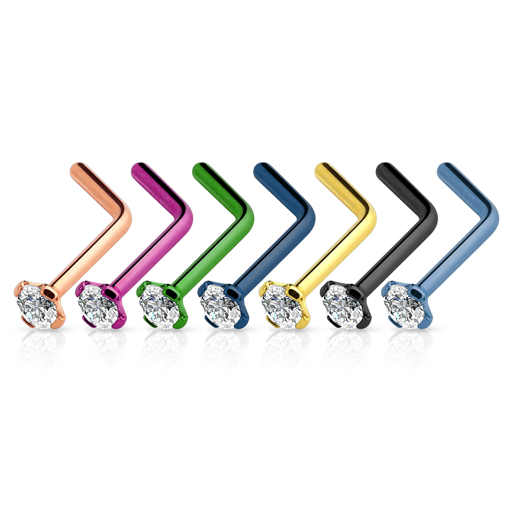 L formas deguna nagliņa ar akmentiņu