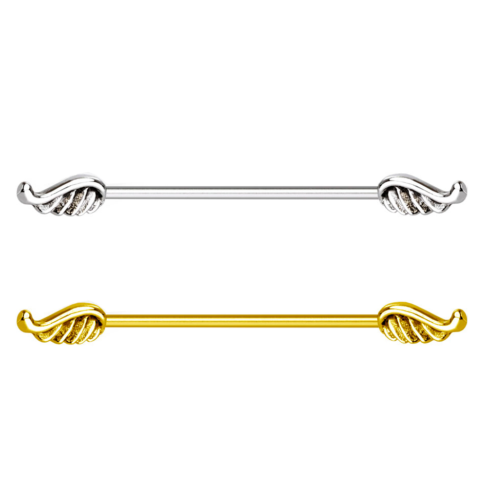 Industriālais stienītis ar spārniem