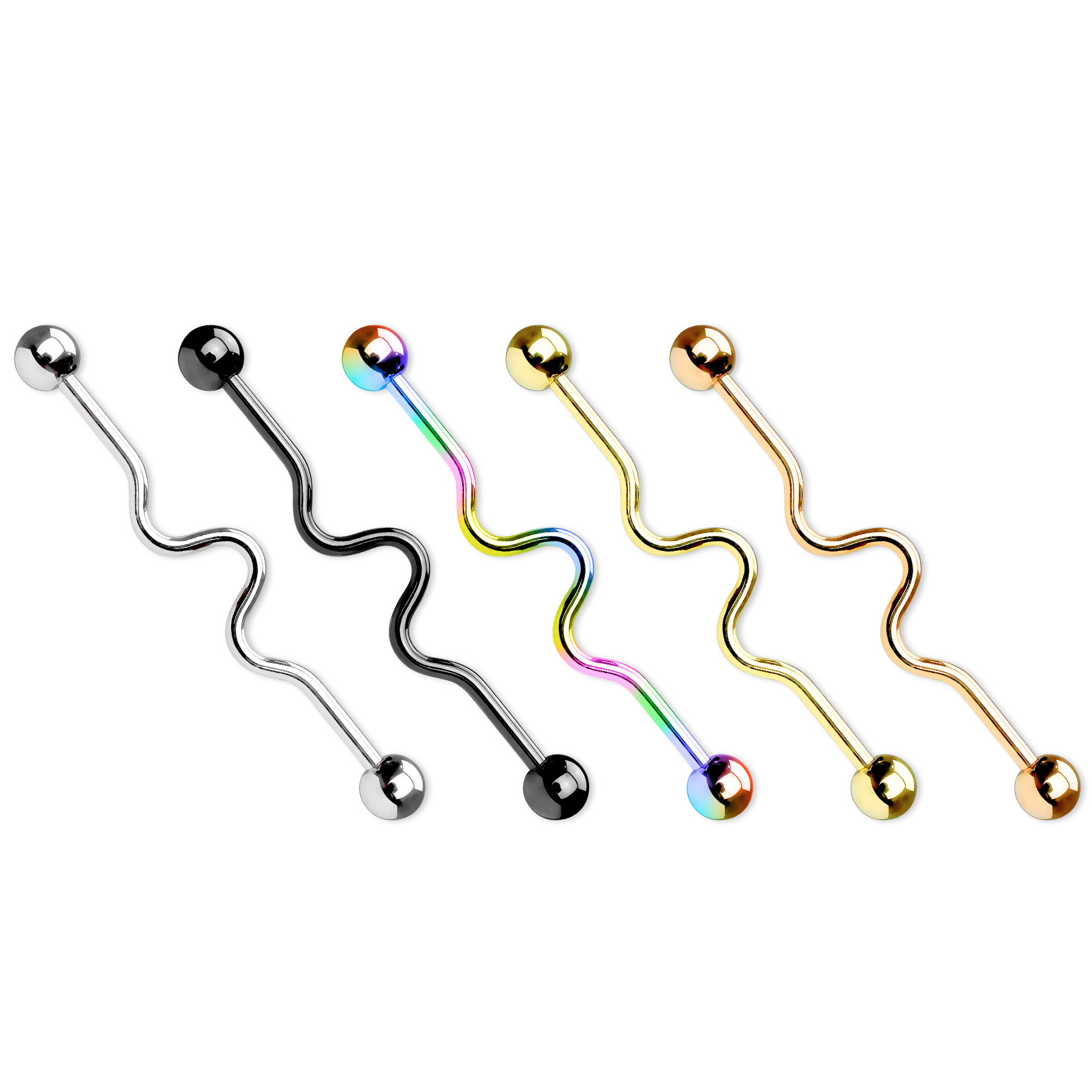 Industriālais stienītis ar zig zaga dizainu