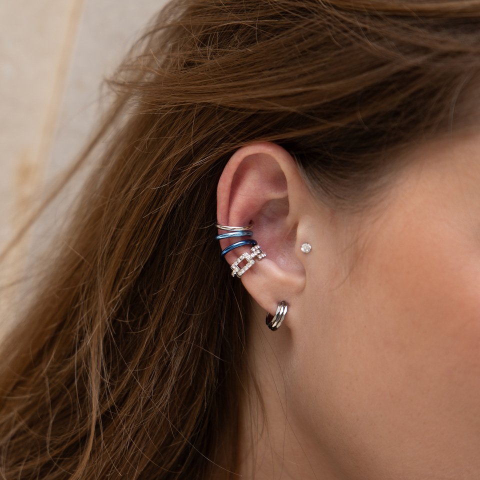 Viltus pīrsinga gredzenu komplekts