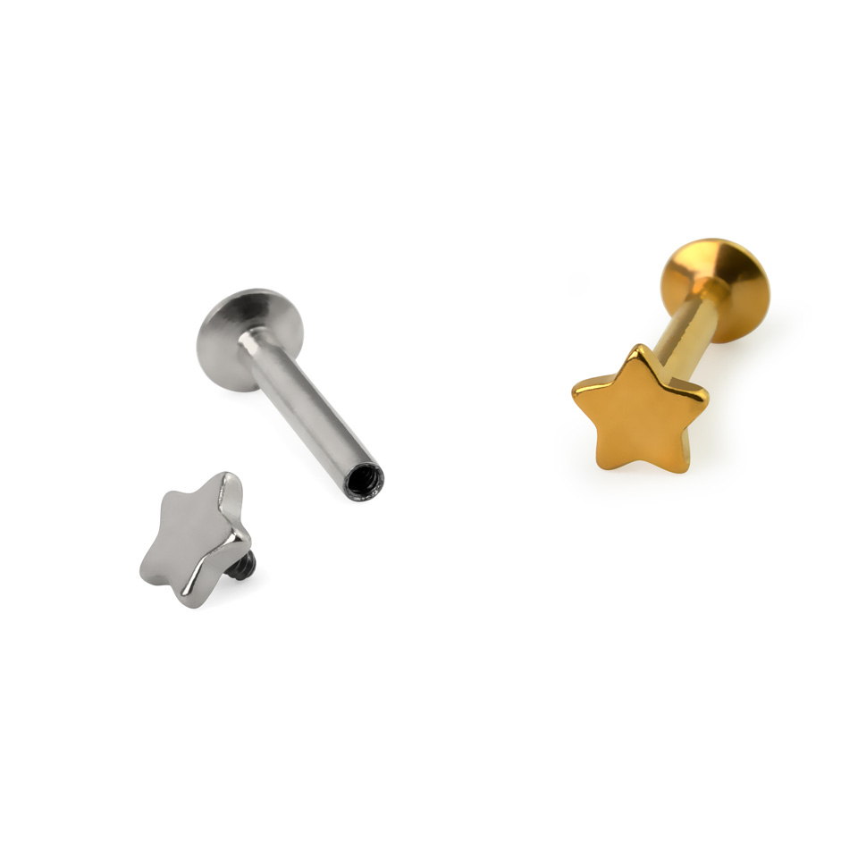 Labrete ar zvaigznes formas uzgali