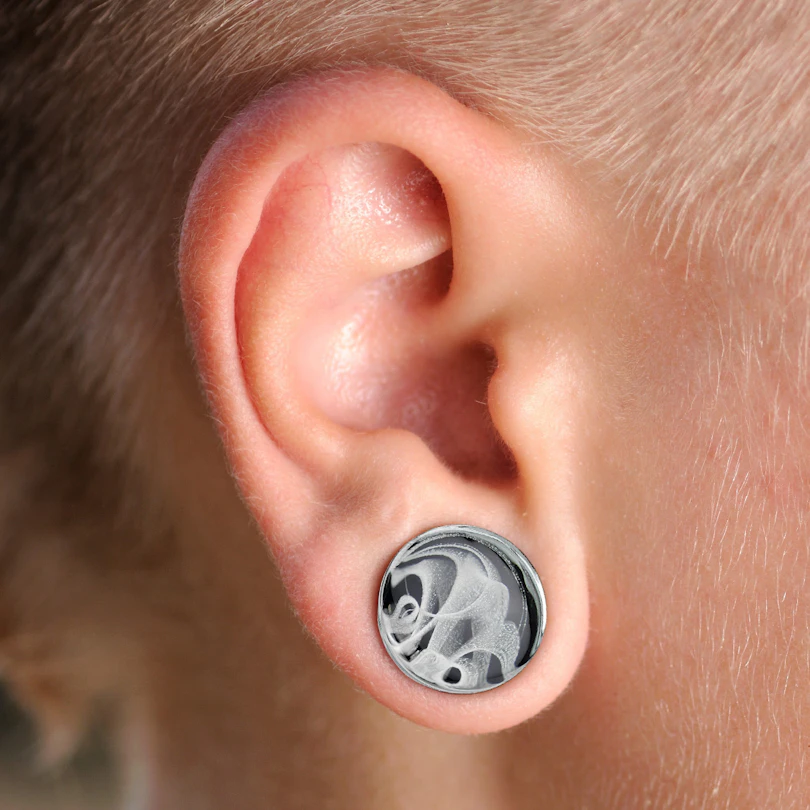 Plugs ar dūmu efektu stiklā