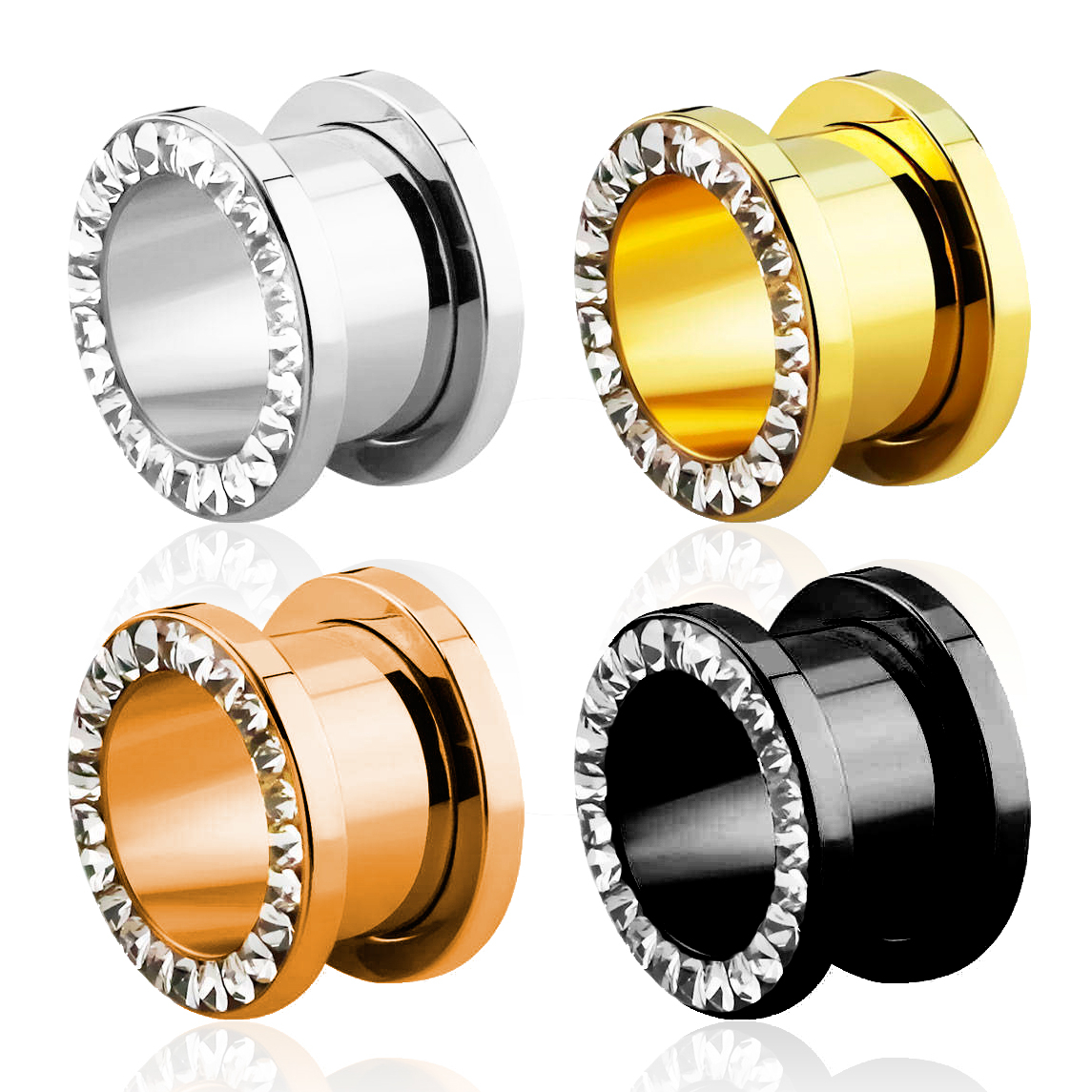 Tunelis ar kristāliem un vītni